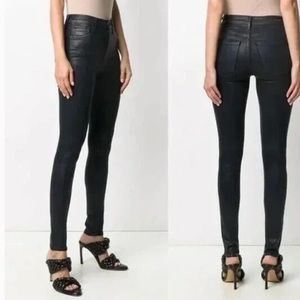 Citizens by Humanity Rocket High Rise Skinny Jean Black Wax Coated